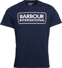 Barbour Men's Barbour International Essential Large Logo Tee International Navy Kortermede trøyer S