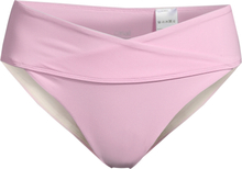 Casall Women's High Waist Wrap Bikini Brief Clear Pink Badetøy 34
