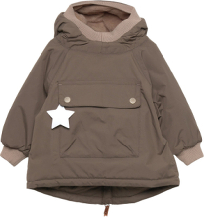 Baby Wen Winter Anorak Outerwear Shell Clothing Shell Jacket Brun Mini A Ture*Betinget Tilbud