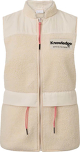 Knowledge Cotton Apparel Women's Teddy Colorblock Vest Buttercream Ufôrede vester S