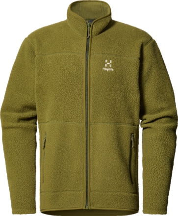 Haglöfs Men's Mossa Pile Jacket Olive Green Mellanlager tröjor XL