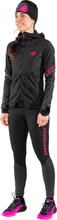 Dynafit Women's Reflective Tights black out/pink glo Treningsbukser M-44/38