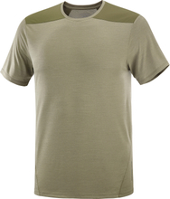 Salomon Men's Outline SS Tee DUSKY GREEN/Grape Leaf T-shirts S