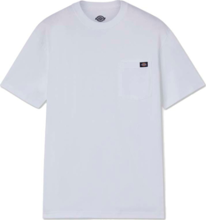 Dickies Men's Cotton T-Shirt White Kortermede trøyer L
