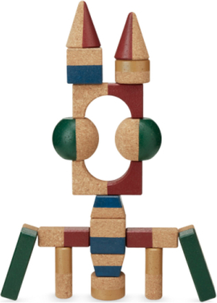 Creative Cork Toys Building Sets & Blocks Building Blocks Multi/mønstret Nofred*Betinget Tilbud