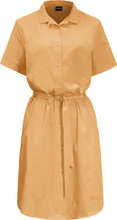 Jack Wolfskin Women's Holiday Midi Dress Honey Yellow Kjoler XS