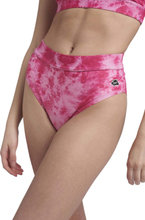 ColourWear Women's High Waist Bikini Nebulosa Cerise Badkläder XS