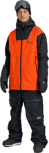 ColourWear Men's Block Jacket Orange Skijakker fôrede XL