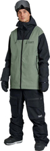 ColourWear Men's Block Jacket Grey Green Skijakker fôrede L