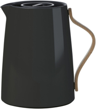 Emma Termokanne, Te 1 L. Black Home Tableware Jugs & Carafes Thermal Carafes Svart Stelton*Betinget Tilbud