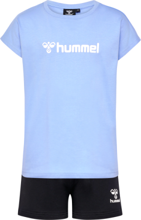 Hummel Hummel Hmlnova Shorts Set Hydrangea Kortärmade träningströjor 128