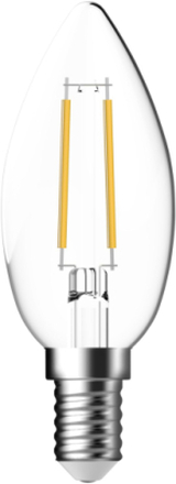 E14 |C35|Fil| 2,5W|250Lm|Klart Home Lighting Lighting Bulbs Nude Nordlux*Betinget Tilbud