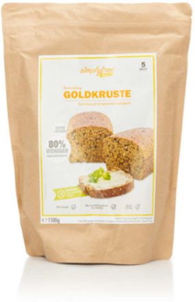 simplyfree Backmischung Goldkruste kohlenhydratreduziert, 5 Brote
