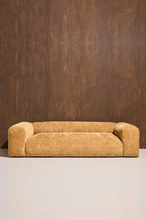 Wenju soffa 3-sits Honungsbrun chenille