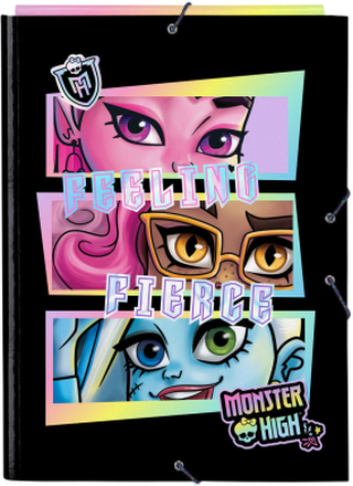 Folder Monster High Creep Svart A4