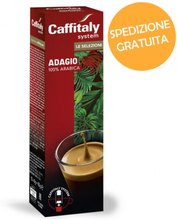 100 capsule Caffitaly Adagio 100% Arabica