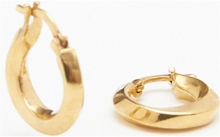 Mini Swirl Hoops Accessories Jewellery Earrings Hoops Gull Blue Billie*Betinget Tilbud