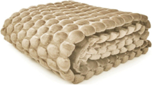 Egg Throw 130X170Cm Home Textiles Cushions & Blankets Blankets & Throws Beige Ceannis