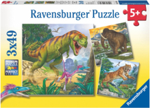Skumle Dyr 3X49P Toys Puzzles And Games Puzzles Classic Puzzles Multi/mønstret Ravensburger*Betinget Tilbud