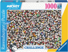 Mikke Mus Utfordring 1000Pc Toys Puzzles And Games Puzzles Classic Puzzles Multi/mønstret Ravensburger*Betinget Tilbud