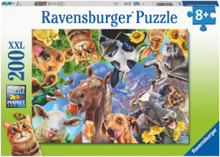 Morsomme Gårdsvenner 200P Toys Puzzles And Games Puzzles Classic Puzzles Multi/mønstret Ravensburger*Betinget Tilbud