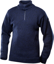 Devold Nansen Sweater Zip Neck DARK BLUE MELANGE Långärmade vardagströjor M