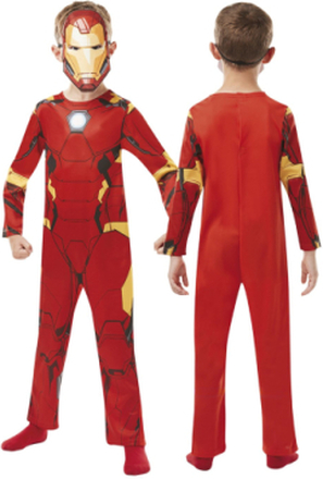 Costume Rubies Iron Man L 128 Cl Toys Costumes & Accessories Character Costumes Rød Iron Man*Betinget Tilbud