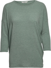 Onlglamour 3/4 Top Jrs T-shirts & Tops Long-sleeved Grønn ONLY*Betinget Tilbud