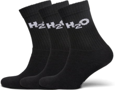 3-Pack Sock Underwear Socks Regular Socks Svart H2O*Betinget Tilbud