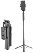 A61 2-i-1 Bluetooth-fjernbetjening Selfie Stick 80 cm teleskop Stand til Android iPhone