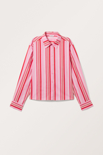 Short Regular Fit Striped Shirt - Pink