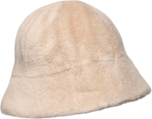 Mamsen Teddy Accessories Headwear Bucket Hats Beige Fall Winter Spring Summer*Betinget Tilbud