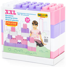 Wader Quality Toys XXL-byggeklodser 24 stk, Girls