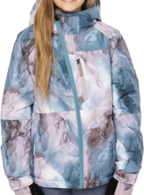 686 Hydra Insulated Kinder Ski-Jacke Winter-Jacke mit InfiDry im Seidenmalerei-Look M2W702 Lila/Blau
