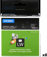 Laminerat Band Dymo LabelWriter Vit Etiketter 25 x 25 mm