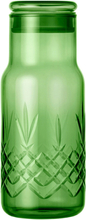 Crispy Green Bottle Small Glasflaske Home Tableware Jugs & Carafes Water Carafes & Jugs Green Frederik Bagger