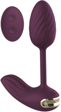 Essentials Flexible Wearable Vibrating Egg Purple Vibrerende egg