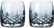 Crispy Sapphire Aqua Vandglas Home Tableware Glass Drinking Glass Blue Frederik Bagger