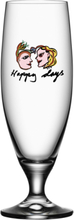 "Friendship Beer Happy Days 50Cl Home Tableware Glass Beer Glass Nude Kosta Boda"