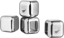 City Icecubes 4-Pack Home Tableware Drink & Bar Accessories Whiskey St S Silver Orrefors
