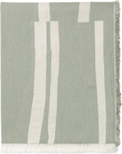 Lyme Grass Throw Home Textiles Cushions & Blankets Blankets & Throws Grønn ELVANG*Betinget Tilbud