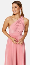 Goddiva Multi Tie Maxi Dress Warm Pink M (UK12)
