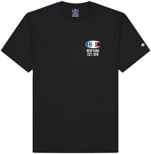 Kortærmet T-shirt til Mænd Champion New York Sort XL
