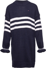 Prep Stripe Sweater Dress L/S Dresses & Skirts Dresses Casual Dresses Long-sleeved Casual Dresses Blå Tommy Hilfiger*Betinget Tilbud