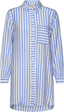 B. Copenhagen Shirt L/S Woven Tops Shirts Long-sleeved Blue Brandtex