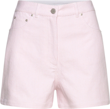 Striped Mini Shorts Designers Shorts Denim Shorts Pink REMAIN Birger Christensen