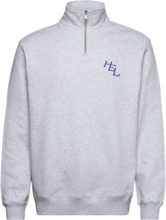 Hel Zip Sweatshirt Tops Sweatshirts & Hoodies Sweatshirts Grey Makia