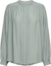 Cimmie-M Tops Blouses Long-sleeved Green MbyM