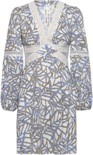Dvf Kimmie Dress Kort Kjole Blue Diane Von Furstenberg