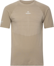 Nwlpace Seamless Tee Sport T-Kortærmet Skjorte Beige Newline